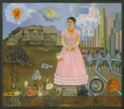 Autoritratto al confine tra Messico e Stati Uniti da Frida Kahlo