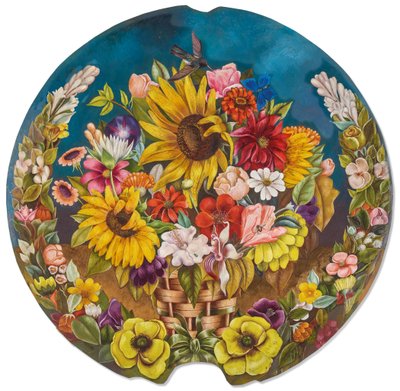 Il cesto di fiori da Frida Kahlo