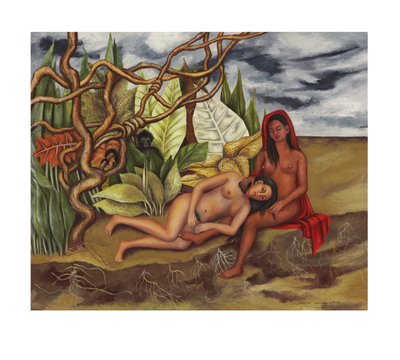 La terra stessa o Due nudi nella giungla da Frida Kahlo