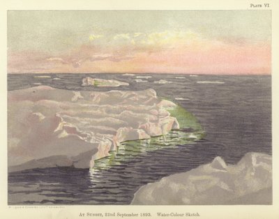Al tramonto, 22 settembre 1893 da Fridtjof Nansen