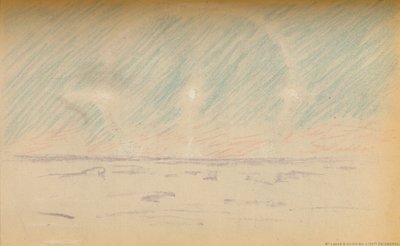 Anello lunare con lune finte e un suggerimento di assi orizzontali, 24 novembre 1893, 1987 da Fridtjof Nansen