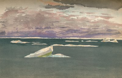Ai margini del ghiaccio - Tempesta in arrivo, 14 settembre 1893, 1897 da Fridtjof Nansen
