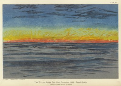 Il giorno polare calante, 22 settembre 1893 da Fridtjof Nansen