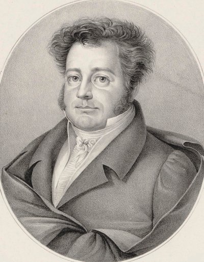 Ritratto del compositore Heinrich Marschner da Friedrich August Fricke