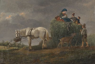 Il carro del fieno da Friedrich August Mathias Gauermann