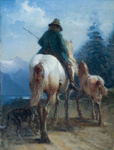 Il ritorno a casa da Friedrich August Mathias Gauermann