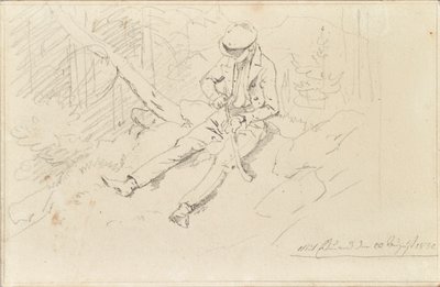 Giovane con berretto da Friedrich August Mathias Gauermann