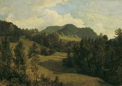 Paesaggio vicino a Miesenbach da Friedrich August Mathias Gauermann
