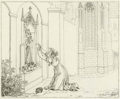 Illustrazione per il Faust di Goethe da Friedrich August Moritz Retzsch
