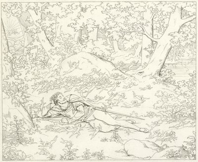 Illustrazione per il Faust di Goethe da Friedrich August Moritz Retzsch