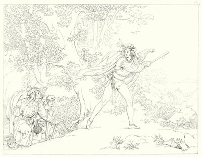 Illustrazione per Lied von der Glocke di Schiller, o Il canto della campana da Friedrich August Moritz Retzsch
