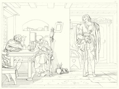 Illustrazione per Lied von der Glocke di Schiller, o La canzone della campana (incisione) da Friedrich August Moritz Retzsch