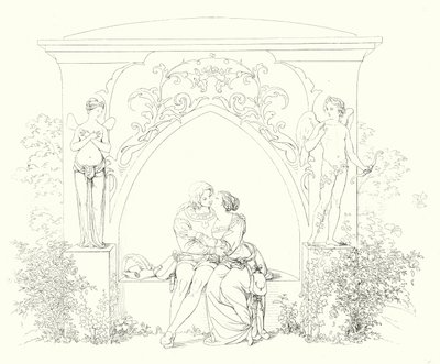 Illustrazione per Lied von der Glocke di Schiller, o La canzone della campana (incisione) da Friedrich August Moritz Retzsch