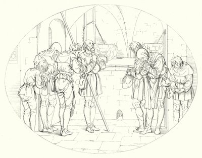 Illustrazione per Lied von der Glocke di Schiller, o La canzone della campana (incisione) da Friedrich August Moritz Retzsch