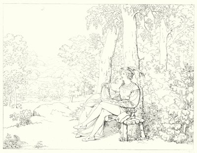 Illustrazione per Lied von der Glocke di Schiller, o La canzone della campana (incisione) da Friedrich August Moritz Retzsch