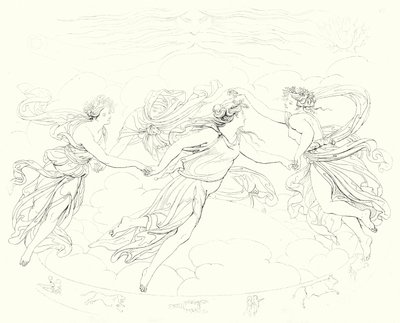 Illustrazione per Lied von der Glocke di Schiller, o La canzone della campana da Friedrich August Moritz Retzsch