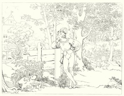 Illustrazione per Lied von der Glocke di Schiller da Friedrich August Moritz Retzsch