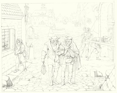 Illustrazione per Lied von der Glocke di Schiller (incisione) da Friedrich August Moritz Retzsch