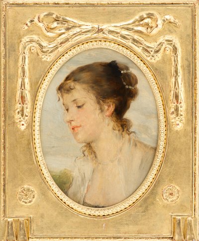 Ritratto di ragazza da Friedrich August von Kaulbach