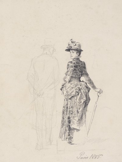 Parigi 1885 da Friedrich August von Kaulbach
