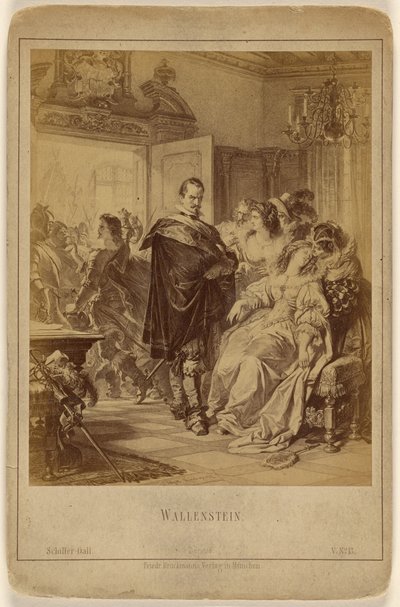 Wallenstein [dipinto di C. Jaeger, Norimberga, 1867]. da Friedrich Bruckmann