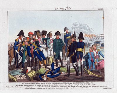 La morte del maresciallo Duroc a Hochkirchen il 22 maggio 1813 da Friedrich Campe