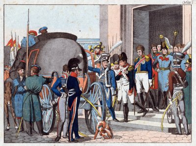 La partenza di Napoleone per l