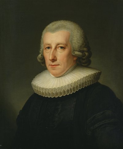 Ritratto del pastore Johann Bernhard Klefeker da Friedrich Carl Groger