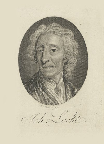 Ritratto del medico e filosofo John Locke 1632-1704, ca 1770 da Friedrich Christian Gottlieb Geyser