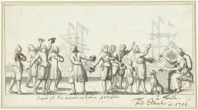 Simbolo dei negoziati di pace nel 1706 (?) da Friedrich Ebisch