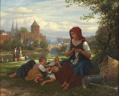 Friedrich Eduard Meyerheim - Il pallido, 1845 da Friedrich Eduard Meyerheim