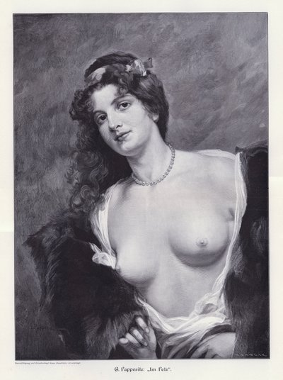 In pelliccia da Friedrich Georg Papperitz
