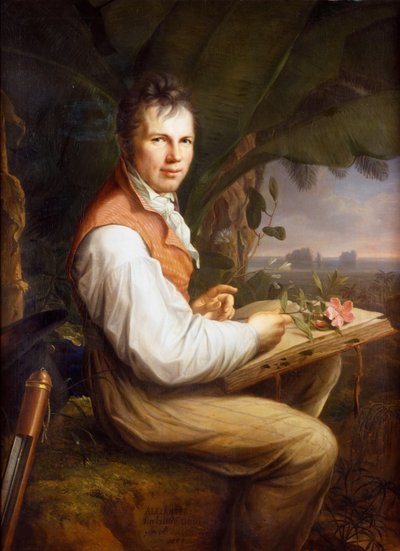 Ritratto di Alexander von Humboldt 1769-1859, 1806 da Friedrich Georg Weitsch