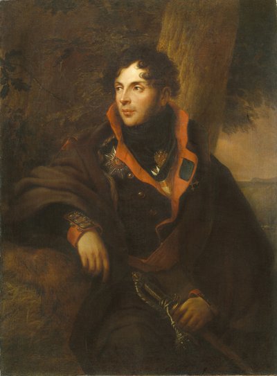 Ritratto del conte Nikolay Mikhailovich Kamensky 1776-1811, 1810 da Friedrich Georg Weitsch
