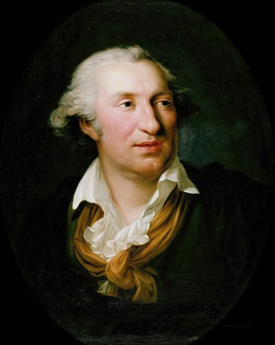 Ritratto di Johann Gottfried Schadow da Friedrich Georg Weitsch