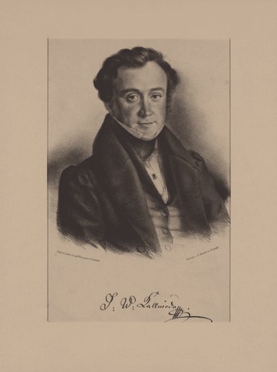 Ritratto del compositore Jan Kalivoda da Friedrich Gustav Schlick