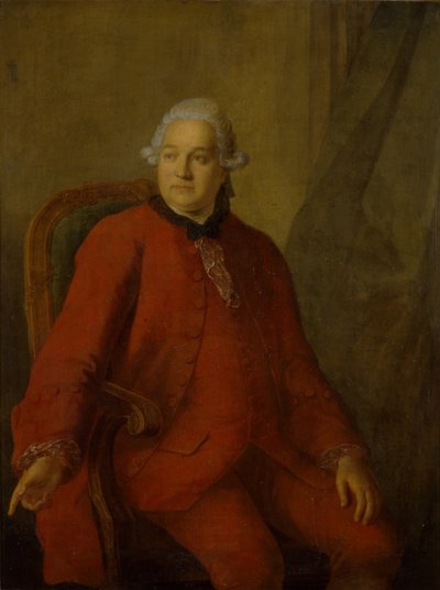 Ritratto di Yakov Alexeyevich Shubsky, 1765 da Friedrich Hartmann Barisien