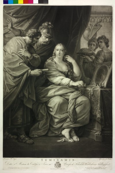 Regina di Assiria Semiramide da Friedrich Heinrich Fuger