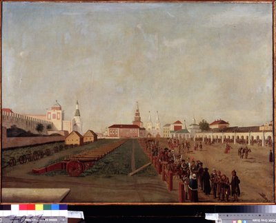 La Piazza Rossa a Mosca da Friedrich Hilferding