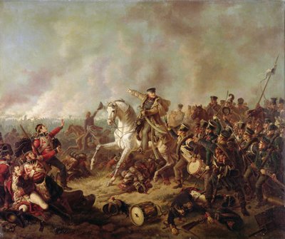 La battaglia di Waterloo da Friedrich Kaiser