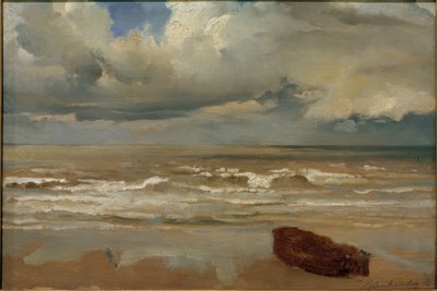 Spiaggia a Blankenberge da Friedrich Karl Hausmann
