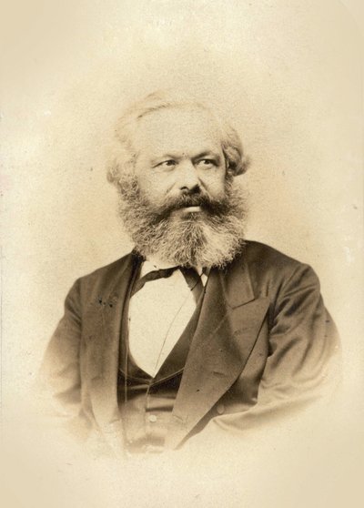 Ritratto di Karl Marx da Friedrich Karl Wunder
