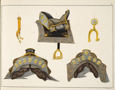 Selle e speroni, tavola da 