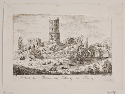 Rovine a Mühlberg da Friedrich Münter