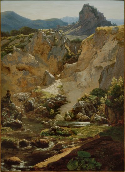 Zona sotto Cervaras, nelle montagne di Aequera da Friedrich Nerly