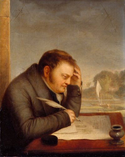 Ritratto di Karl Friedrich von Rumohr 1785-1843, 1823-1827 da Friedrich Nerly