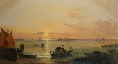 Venezia Vista dal Lido da Friedrich Nerly