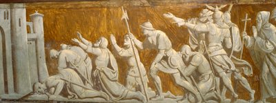 I crociati davanti alle mura di Gerusalemme da Friedrich Overbeck