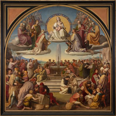 Il trionfo della religione nelle arti da Friedrich Overbeck