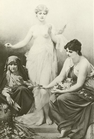 Le Parche (incisione) da Friedrich Paul Thumann